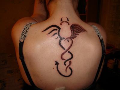 tatoo ange ou démon