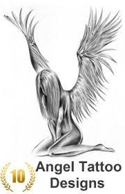 tatoo ange triste