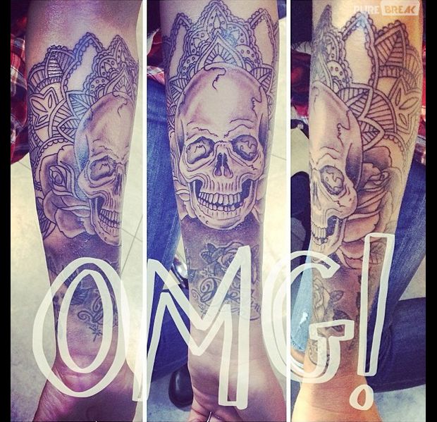 tatoo poignet caroline receveur