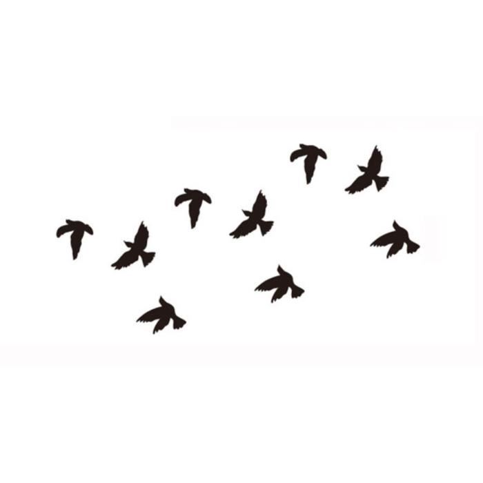 Tatoo temporaire oiseaux