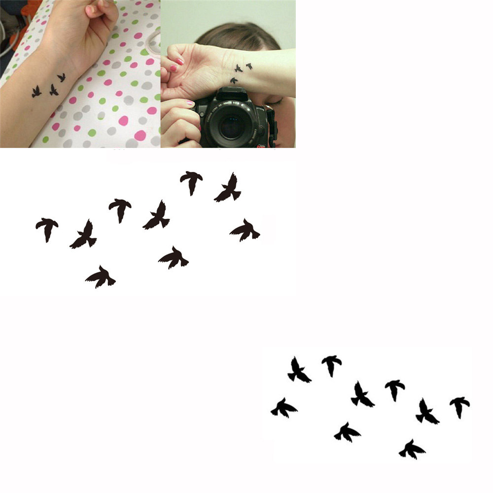 tatoo temporaire oiseaux