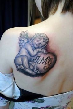 tatouage ange bebe