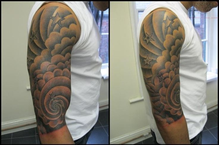 tatouage ange bras complet