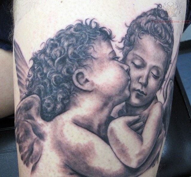 tatouage ange cherubin
