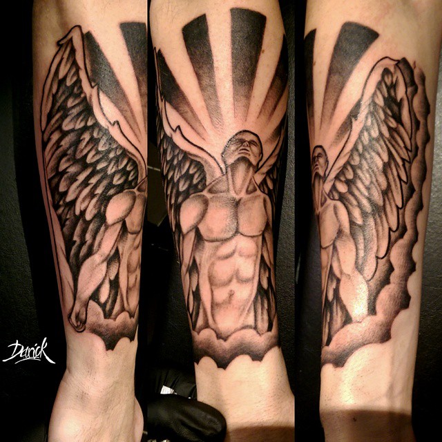 tatouage ange chicanos