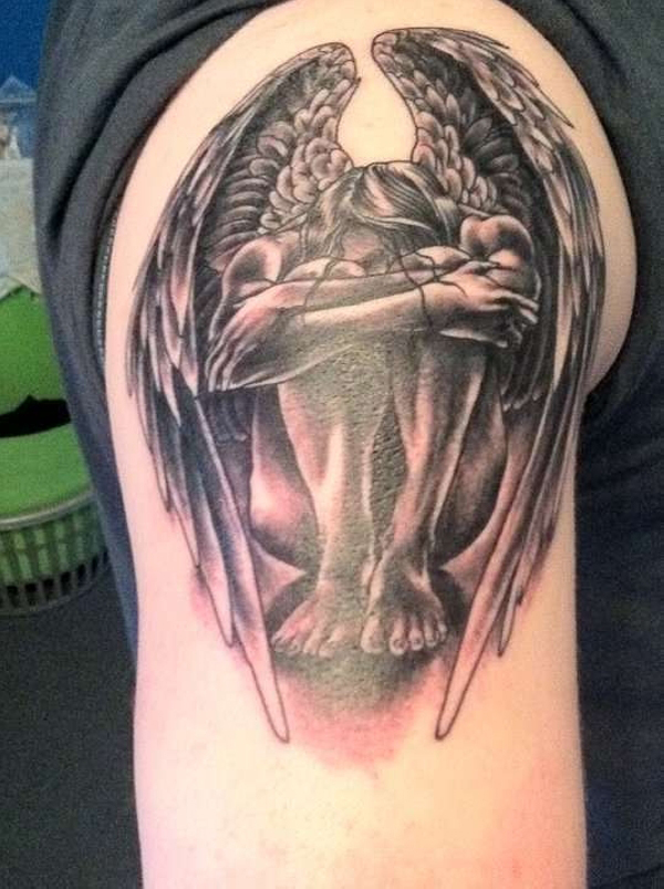 tatouage ange déchu