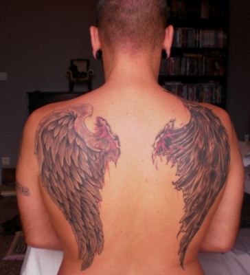tatouage ange et démon