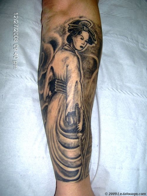 tatouage ange japonais