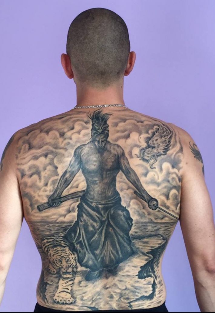 tatouage ange japonais