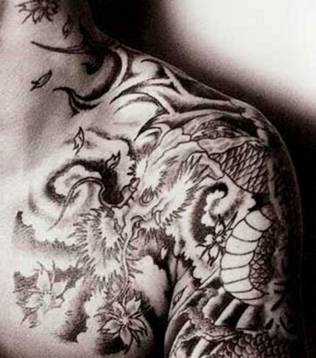 tatouage ange japonais
