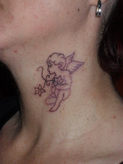 tatouage ange petit