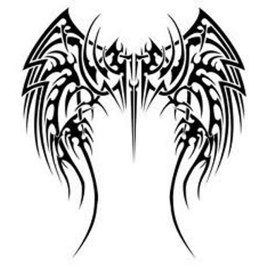 tatouage ange tribal