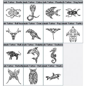 tatouage animaux fantastique