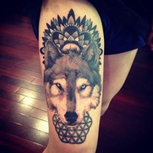 tatouage animaux indien