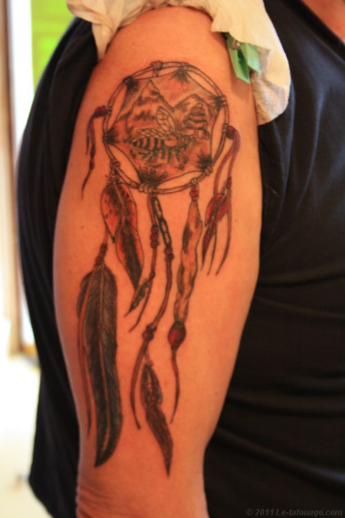tatouage animaux indien