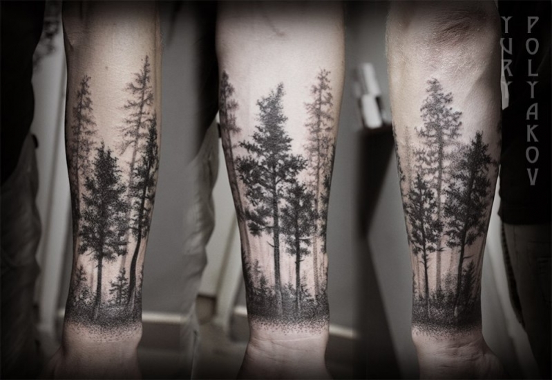 tatouage arbre de vie avant bras