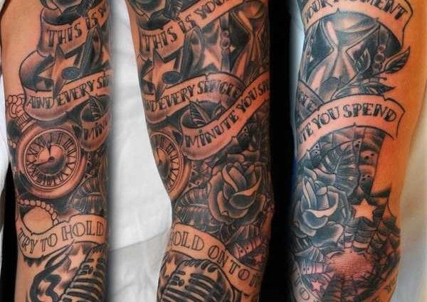 tatouage avant bras biker