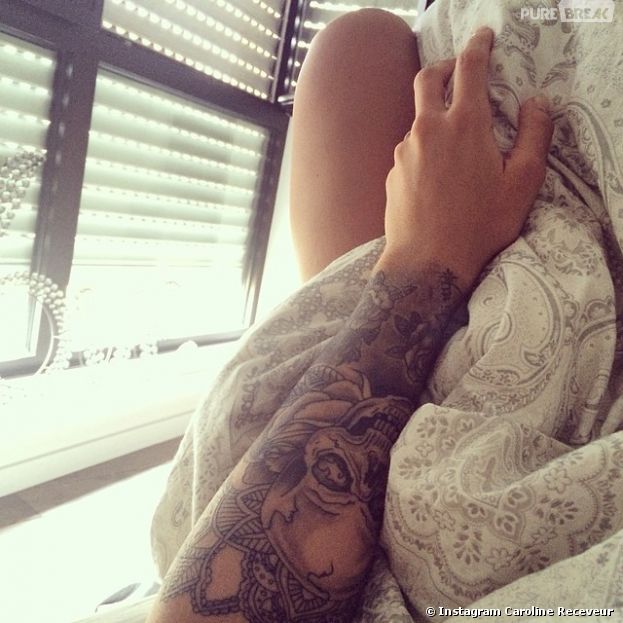 Tatouage avant bras caroline receveur