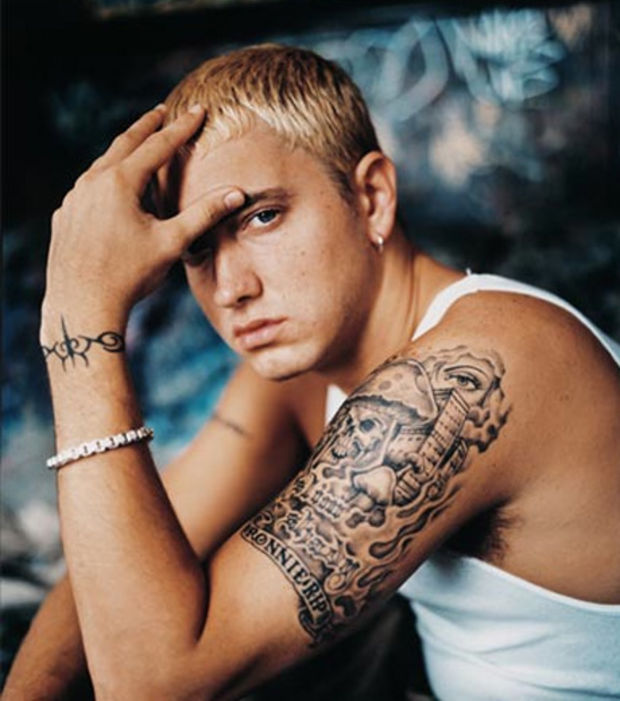 tatouage avant bras eminem