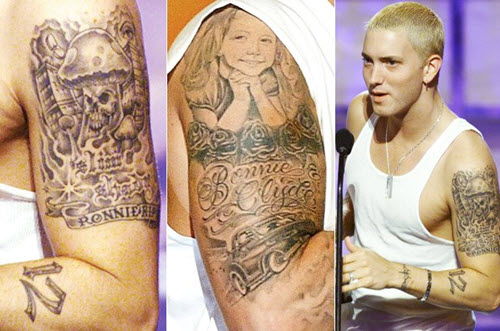 tatouage avant bras eminem