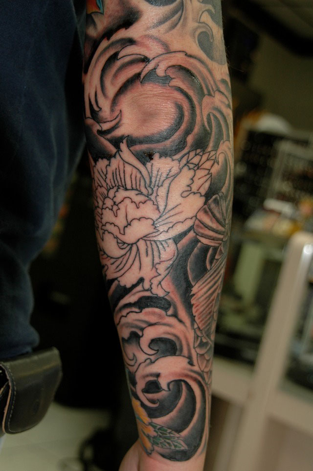 tatouage avant bras homme japonais