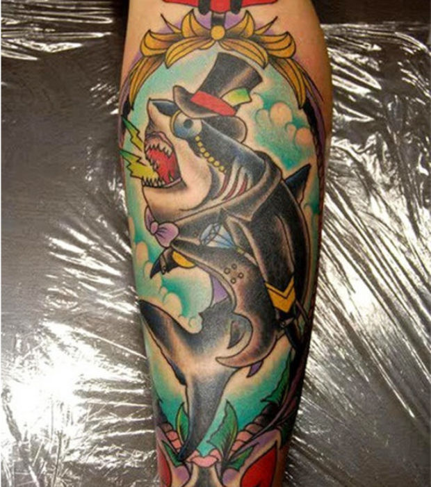 tatouage avant bras old school
