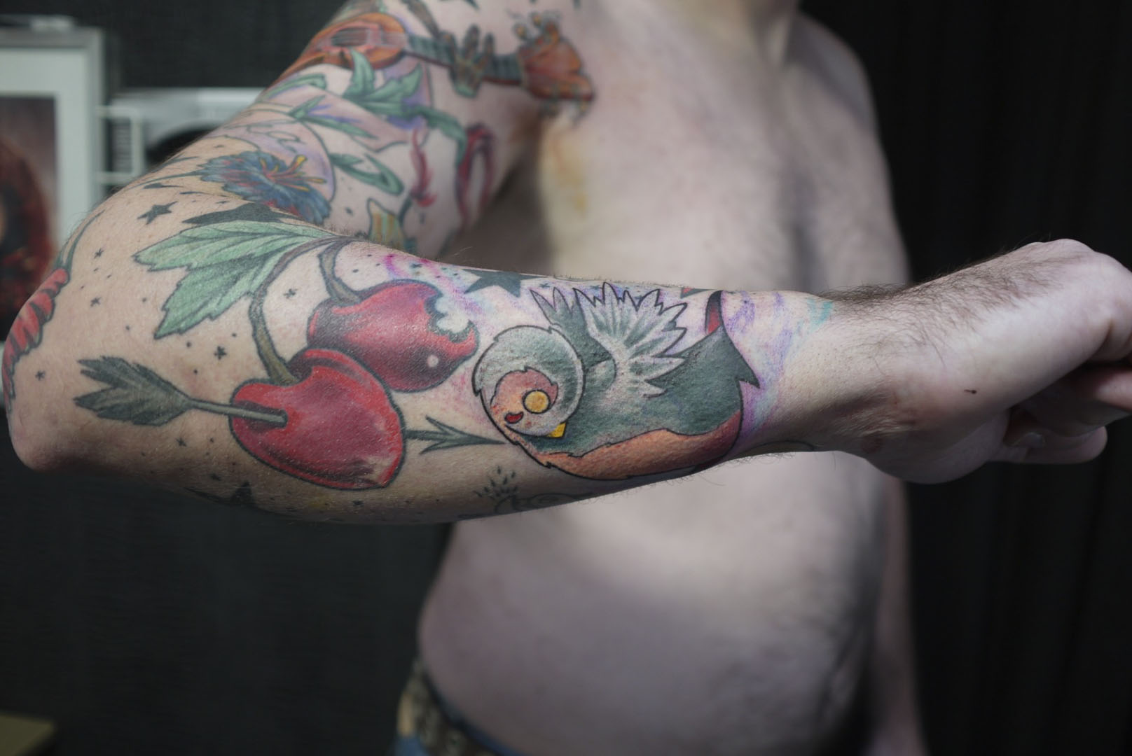 tatouage avant bras old school