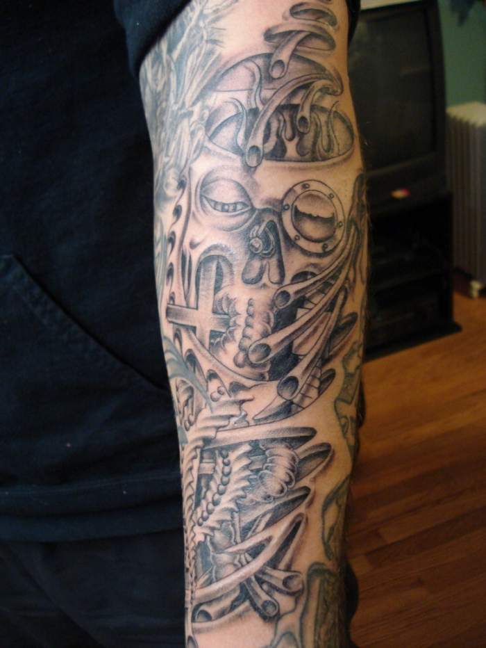 tatouage avant bras old school