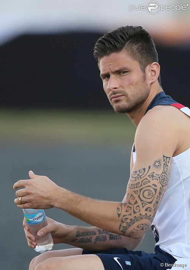 tatouage avant bras olivier giroud