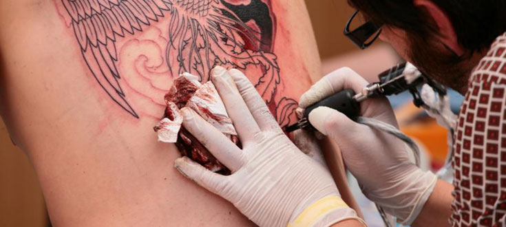 tatouage avant bras soin