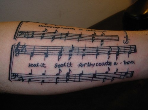 tatouage avant bras texte