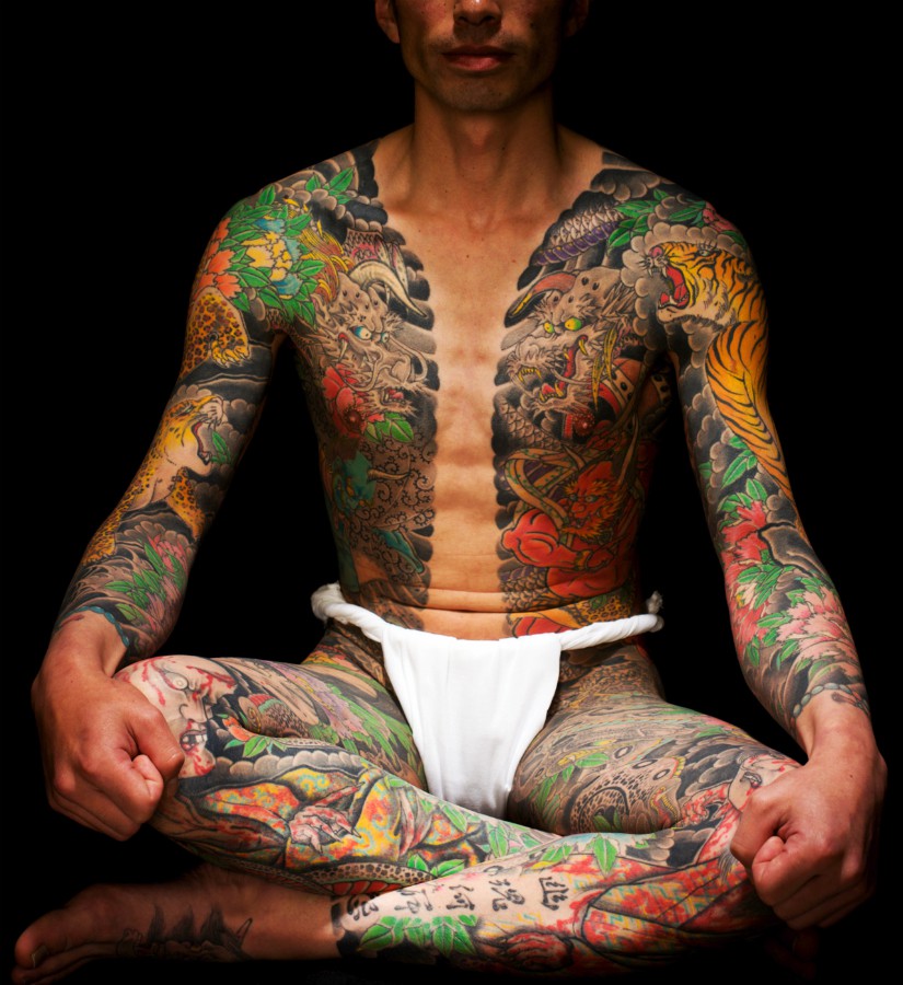 tatouage avant bras yakuza