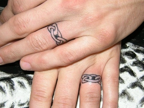tatouage bague infini