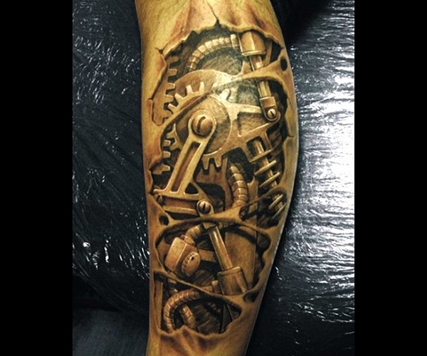 tatouage biomecanique dessin