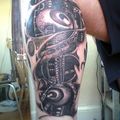 tatouage biomecanique genoux