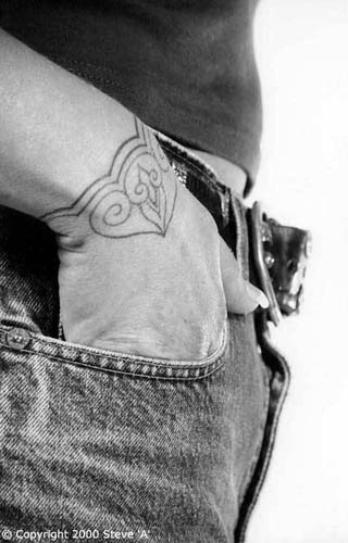 tatouage bracelet celtique poignet
