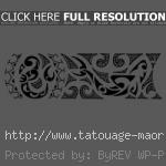 tatouage bracelet homme polynésien