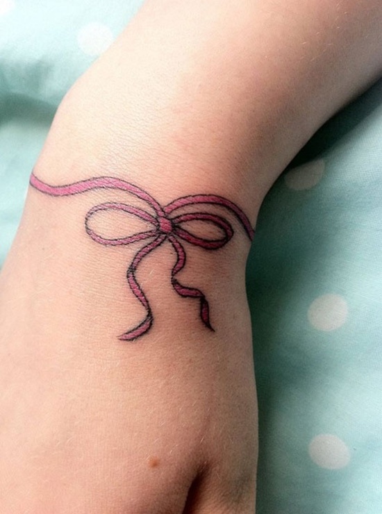 tatouage bracelet noeud poignet