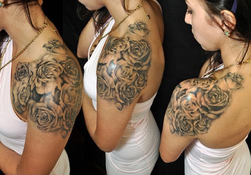 tatouage bras femme tribal