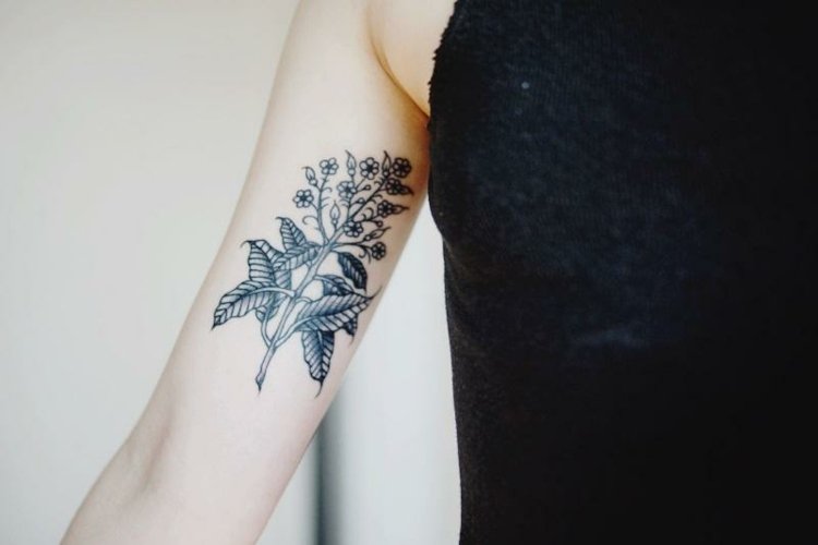 tatouage bras intérieur