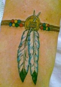 tatouage brassard indien