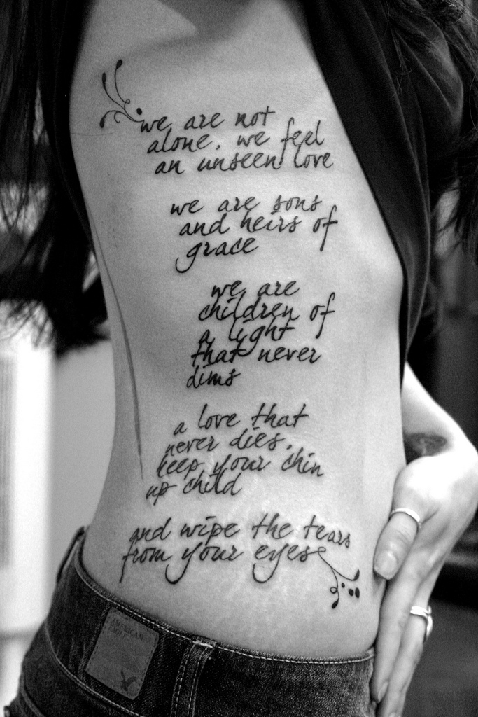 tatouage calligraphie celtique