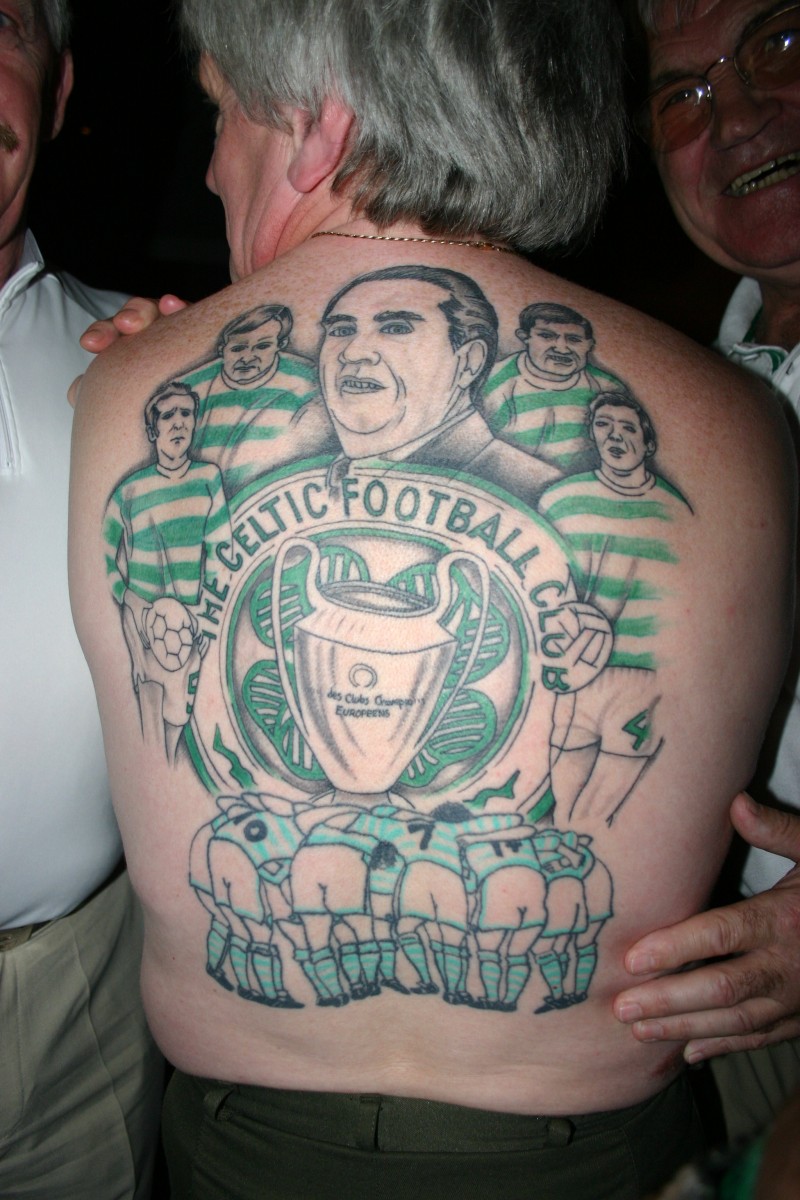 tatouage celtic glasgow