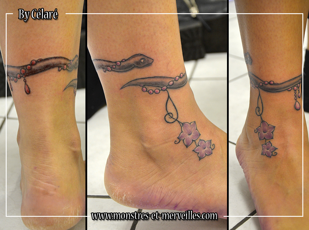 tatouage celtique cheville