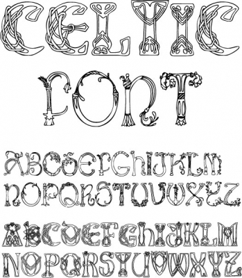 tatouage celtique ecriture