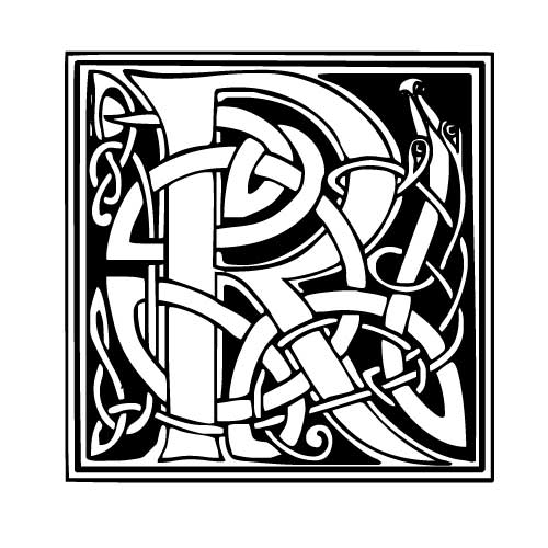 tatouage celtique lettre