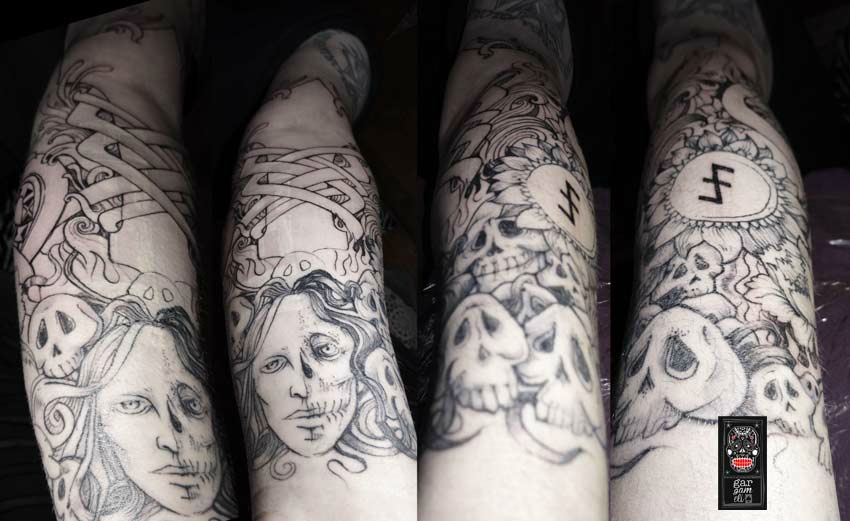 tatouage celtique nordique