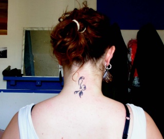 tatouage celtique nuque