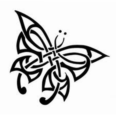 tatouage celtique papillon