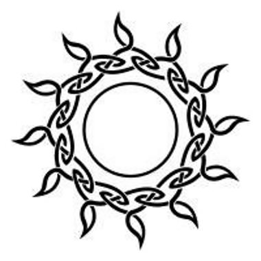 tatouage celtique soleil